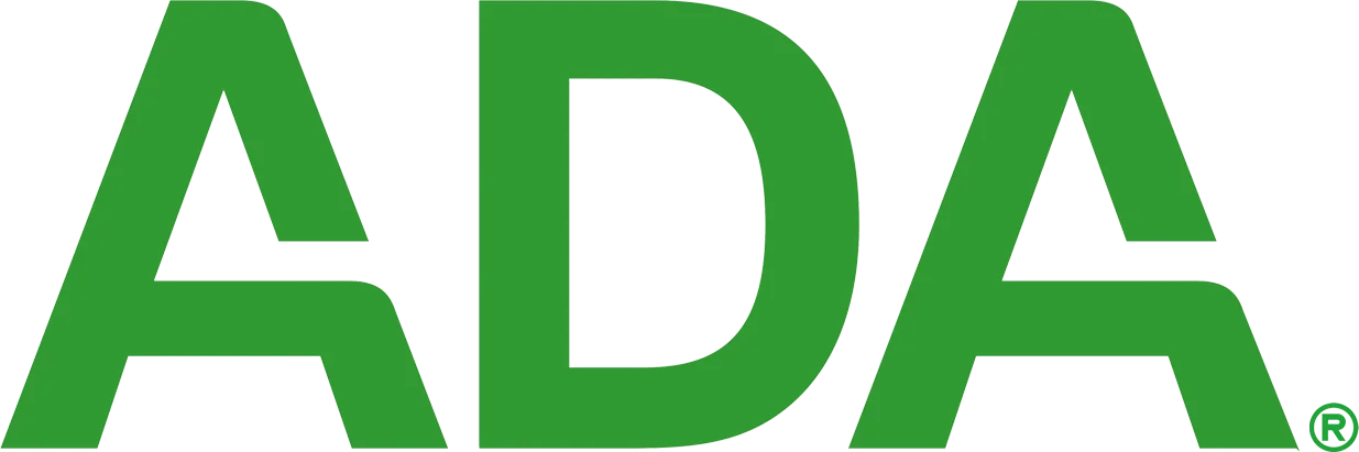 ADA Dental Association Logo 643 American Dental Association ADA member logo in green